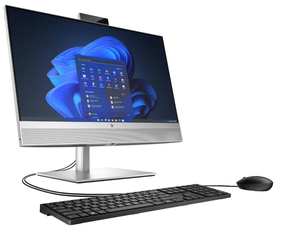 Máy tính để bàn AIO HP EliteOne 870 G9 B01RMPT - I7 14700/16GB/512GB SSD/27inch/Touch/Win11/Bạc/3Y